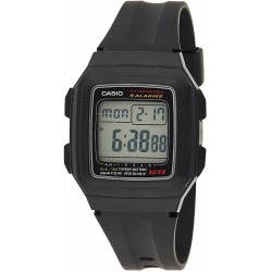 Watch Men Casio F201WA-1A Black Resin Digital Sport