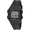 Watch Men Casio F201WA-1A Black Resin Digital Sport
