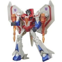 Action Figure Transformers Bumblebee Cyberverse Adventures Action Attackers Warrior Class Starscream Starseeker Missile Move 5.4-inch