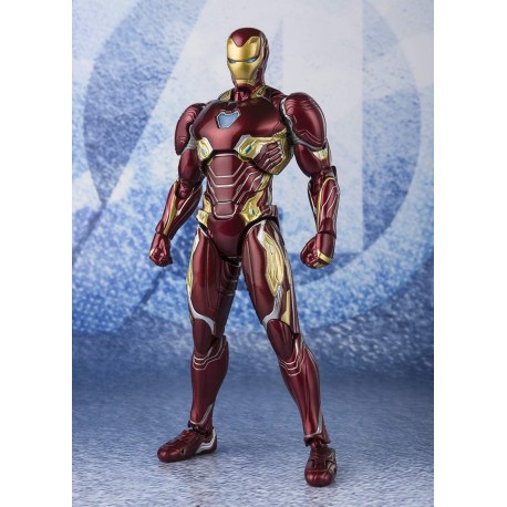 Action Figure Bandai TAMASHII NATIONS S.H Figuarts Iron Men MK-50 Nano Weapon Set 2 Endgame Ver.