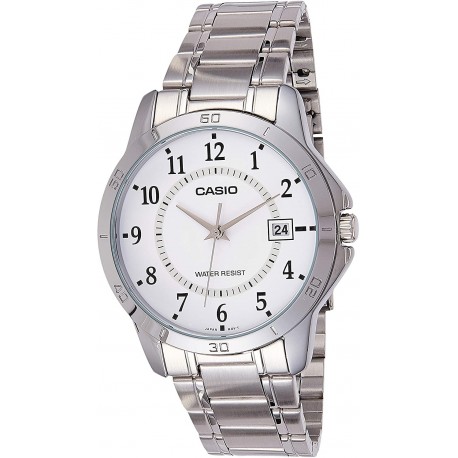 Watch Casio MTP-V004D-7B White Dial Stainless Steel