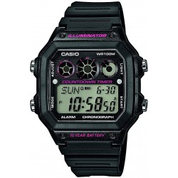 Watch Men Casio Collection Ae-1300wh-1a2vef ?s Black