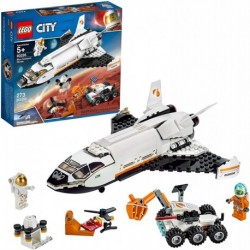 LEGO City Space Mars Research Shuttle 60226 Toy Building Kit Rover and Astronaut Minifigures Top STEM for Boys Girls 273 Pieces
