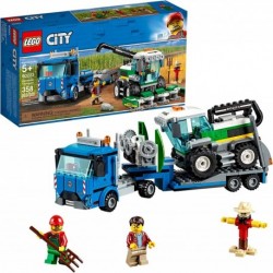 LEGO City Great Vehicles Harvester Transport 60223 Building Kit 358 Pieces