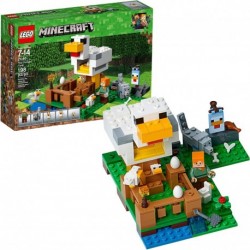 LEGO Minecraft The Chicken Coop 21140 Building Kit 198 Pieces