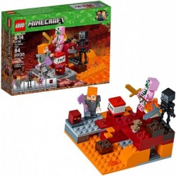 LEGO Minecraft The Nether Fight 21139 Building Kit 84 Piece