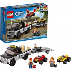 LEGO City ATV Race Team 60148 Building Kit Toy Truck and Car Toys 239 Pieces Discontinued by Manufacturer