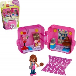 LEGO Friends Olivia's Shopping Play Cube 41407 Building Kit Candy Store Fun Toy That Includes Mini-Doll New 2020 47 Pieces