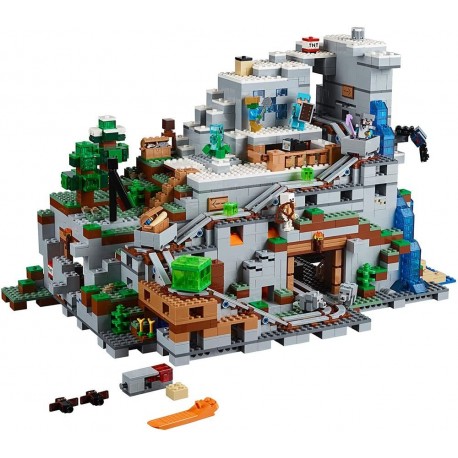 LEGO Minecraft The Mountain Cave 21137 Building Kit 2863 Piece