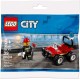 LEGO CITY Set 30361 Fire ATV 39 Pieces Polybag