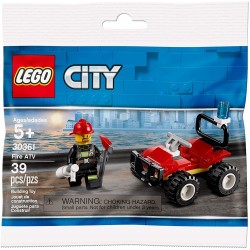 LEGO CITY Set 30361 Fire ATV 39 Pieces Polybag