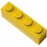 LEGO Parts and Pieces Yellow Bright Yellow 1x4 Brick x200
