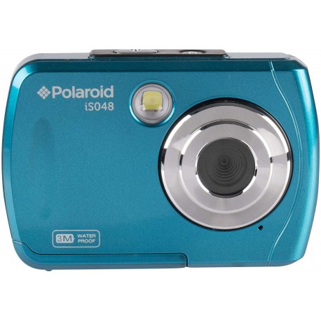 Polaroid IS048 Waterproof Instant Sharing 16 MP Digital Portable Handheld Action Camera, Teal