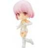 Action Figure Queue Posh Frame Arms Girl Materia White Not To Scale Made In Pre-painted Pvc