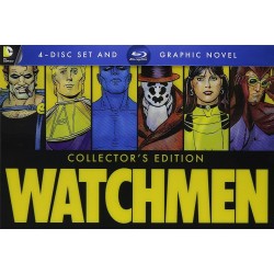 Watchmen Collector's Edition Ultimate Cut Graphic Novel Blu-ray