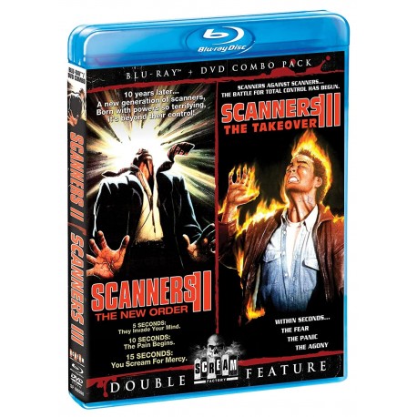 Scanners II The New Order / Scanners III The Takeover Blu-Ray/DVD Combo Blu-ray