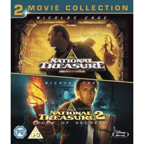 National Treasure 1 & 2 Double Pack Blu-ray Region Free