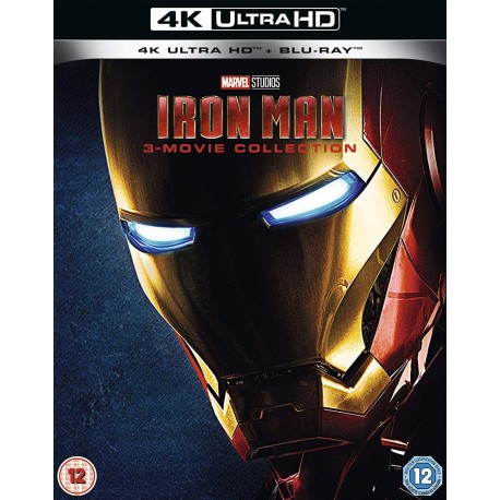 Iron Man 4K UHD Trilogy Blu-ray 2019 Region Free