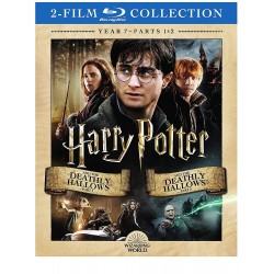 Harry Potter Double Feature The Deathly Hallows Part 1 & 2 Blu-ray