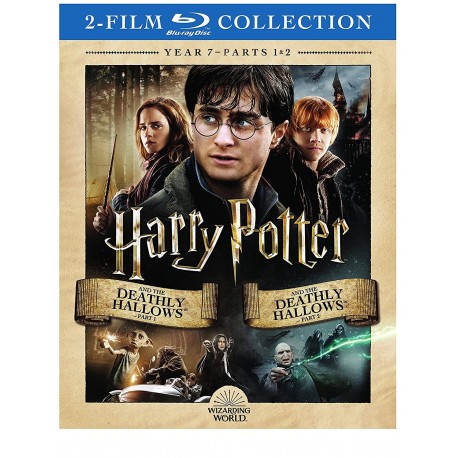 Harry Potter Double Feature The Deathly Hallows Part 1 & 2 Blu-ray