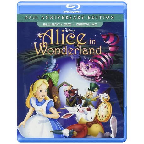 Disney's Alice in Wonderland 65th Anniversary Blu-Ray/DVD