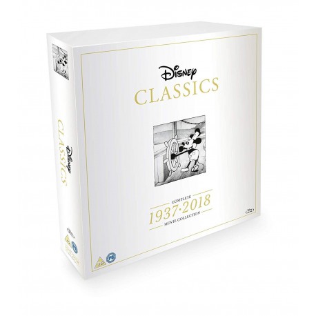 Disney Classics Complete 55 Disk Movie Box Set 1937-2018 Blu-ray