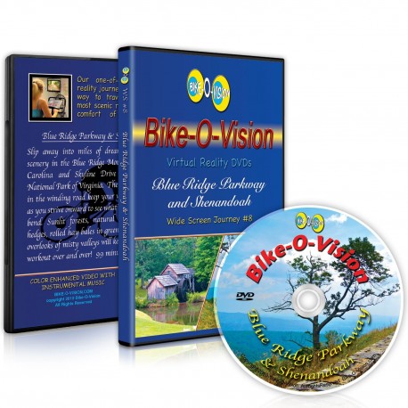 Bike-O-Vision Cycling Video Blue Ridge Parkway & Shenandoah WS 8 Blu-ray