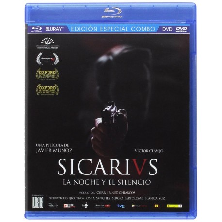 Sicarivs the Night and the Silence Sicarivs La noche y el silencio Blu-Ray & DVD Combo Blu-Ray Reg.A/B/C Import Spain