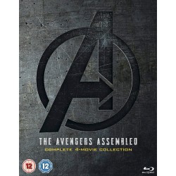 Avengers 1-4 Complete Boxset Blu-ray 2019 Region Free