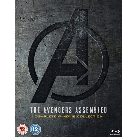 Avengers 1-4 Complete Boxset Blu-ray 2019 Region Free