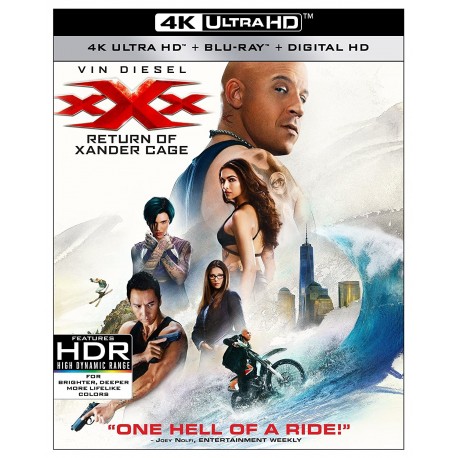 xXx Return Of Xander Cage 4K UHD Blu-ray Digital