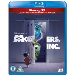 Monsters Inc Blu-ray 3D Blu-ray 2002 Region Free