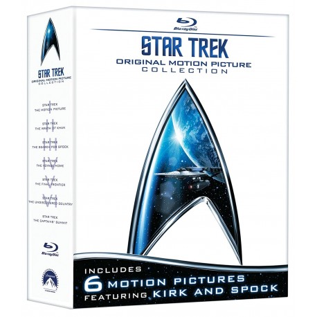 Star Trek Original Motion Picture Collection Star Trek I II III IV V VI The Captain's Summit Bonus Disc Blu-ray