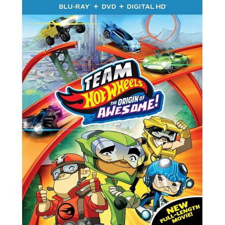 Team Hot Wheels The Origin of Awesome! Blu-ray