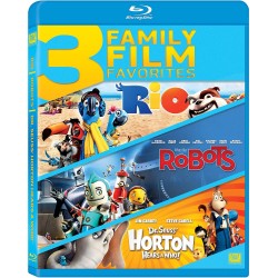 Rio / Robots / Horton Hears a Who Triple Feature Blu-ray