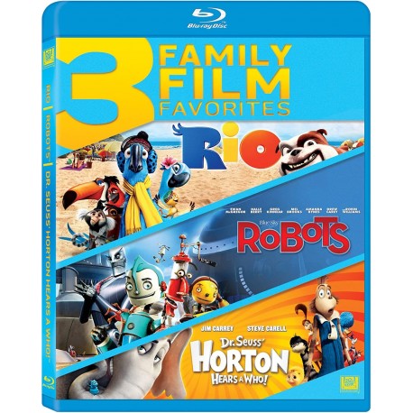 Rio / Robots / Horton Hears a Who Triple Feature Blu-ray
