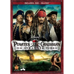 Pirates of the Caribbean On Stranger Tides Two-Disc Blu-ray / DVD Combo in DVD Packaging