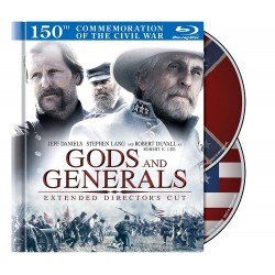 Gods and Generals Two-Disc Extended Director's Cut in Blu-ray Book Packaging