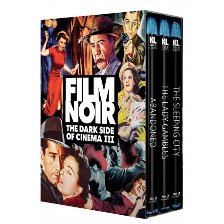 Film Noir The Dark Side of Cinema III Abandoned / The Lady Gambles / The Sleeping City Blu-ray