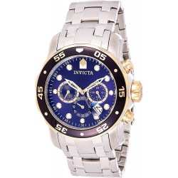 Watch Invicta 80041 Men Pro Diver Chronograph Blue Dial S (Importación USA)