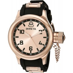 Watch Invicta 1439 Men Russian Diver Rose Dial Black Rubb (Importación USA)