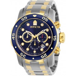 Watch Invicta 0077 Men Pro Diver Chronograph Blue Dial (Importación USA)
