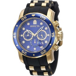 Watch Invicta 17882 Men Pro Diver 18k Gold Ion-Plated Sta (Importación USA)