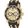 Watch Invicta 17566 Men Pro Diver 18k Gold Ion-Plated Sta (Importación USA)