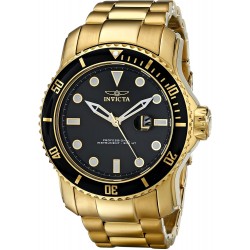 Watch Invicta 15351 Men Pro Diver Gold Ion-Plated Stainle (Importación USA)