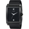 Watch Guess U0298G1 Mesh Black Ionic Plated Rectangular Genu