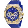 Watch TM-118125 Technomarine Men Cruise California Stainless Steel Quartz with Silicone Strap, Blue, 29.1