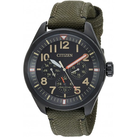 Watch Citizen BU2055-16E Men 'Military' Quartz Stainless