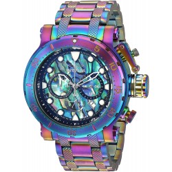 Watch Invicta 26507 Men Coalition Forces 52mm Stainless Steel Chronograph Quartz , Iridescent