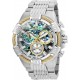 Watch Invicta 26539 Men Bolt Quartz with Stainless Steel Strap, Silver, 30